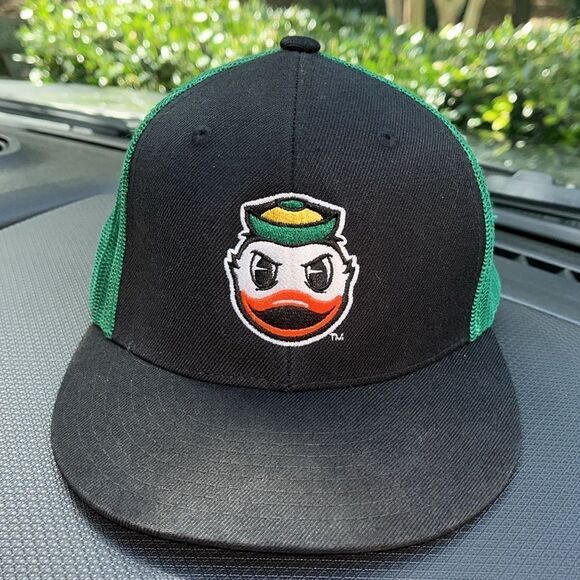 Happy Kids Retro Oregon Ducks SnapBack youth child Richardson Baseball Cap Hat - Picture 1 of 6